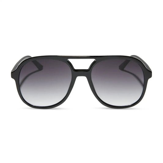 TEAGAN - BLACK + GREY GRADIENT SUNGLASSES