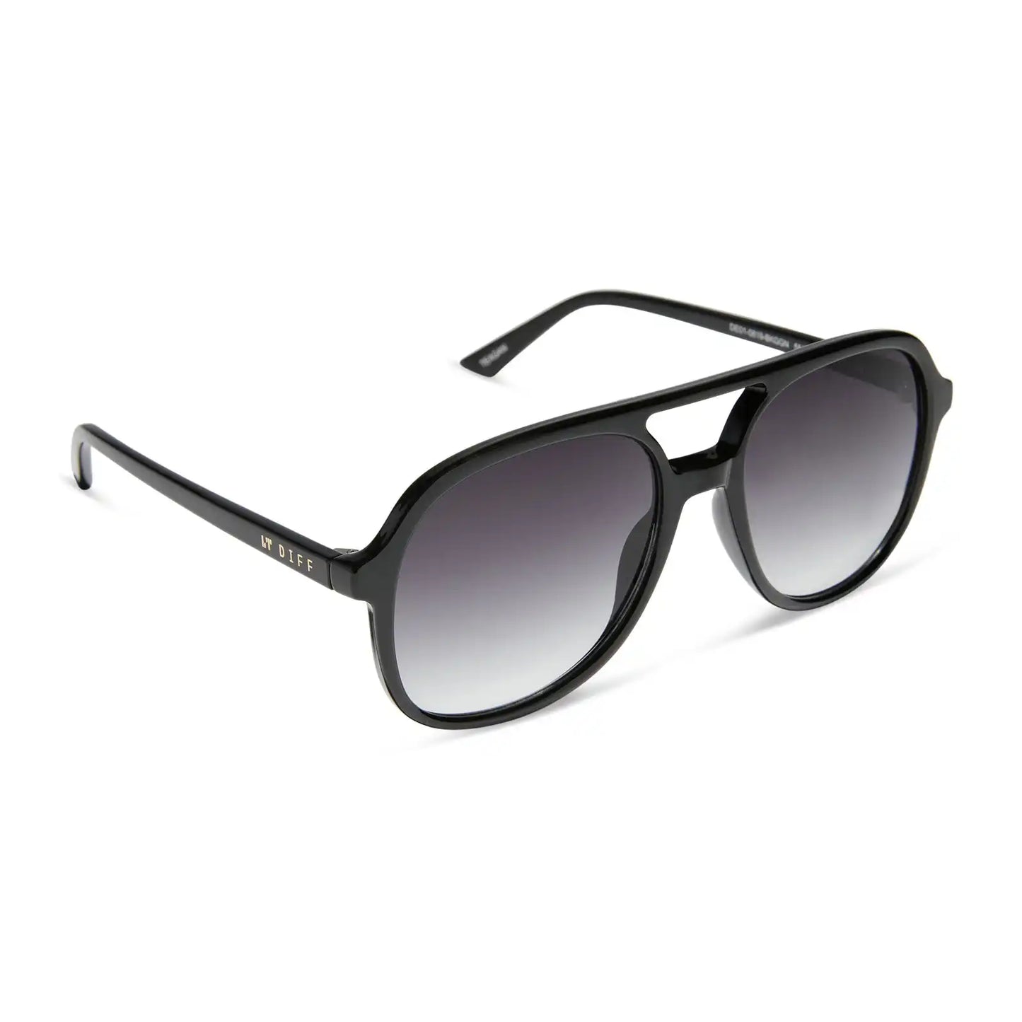 TEAGAN - BLACK + GREY GRADIENT SUNGLASSES
