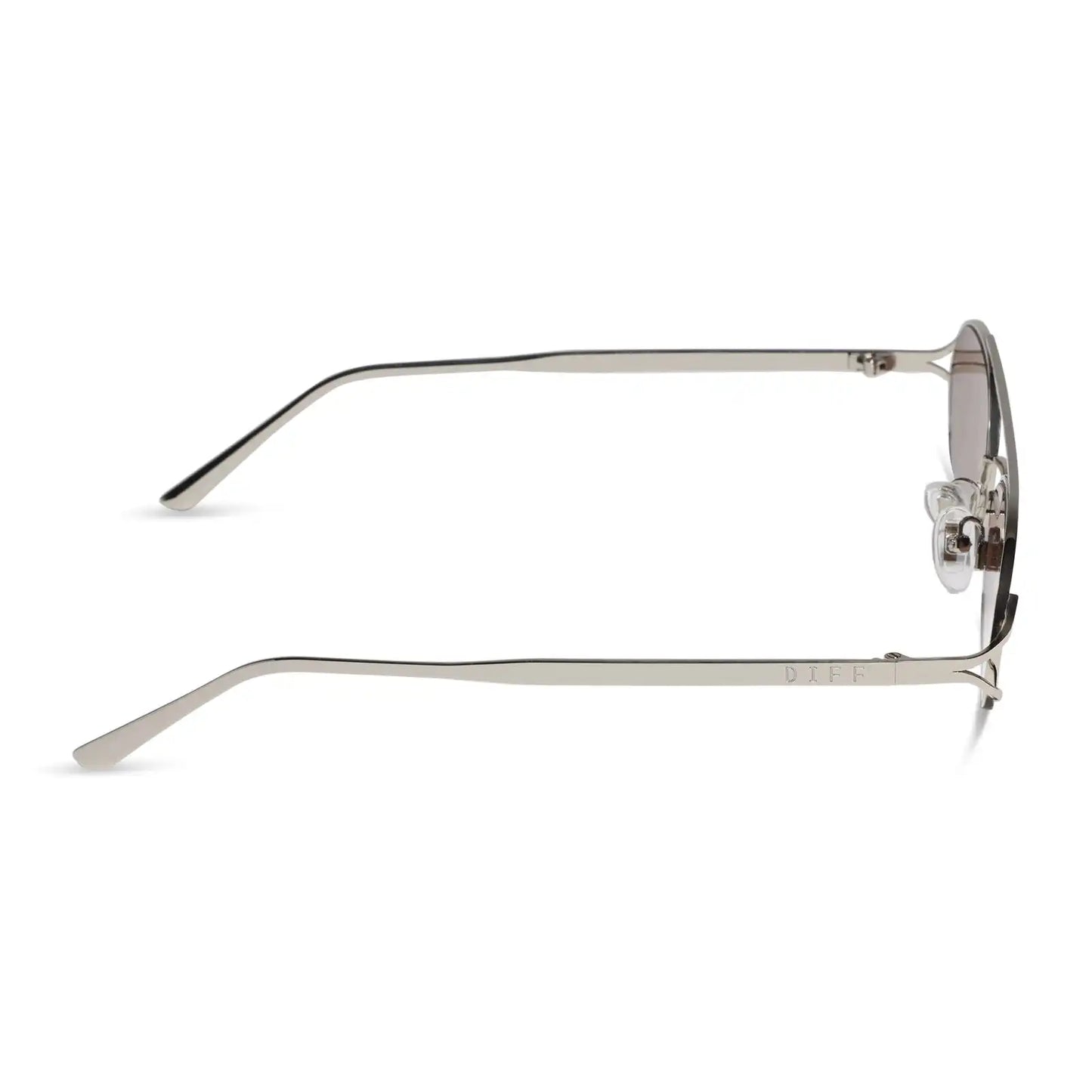 THE BROOKLYN - SILVER + BROWN + SUNGLASSES