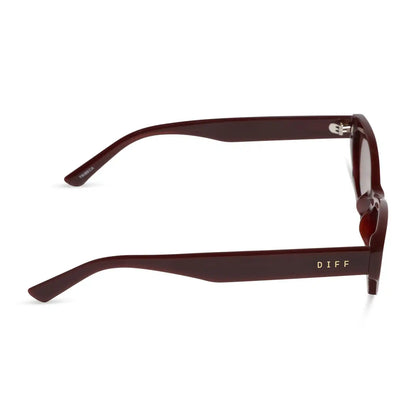THE TRIBECA - RICH BROWN CRYSTAL + REDDISH BROWN + SUNGLASSES