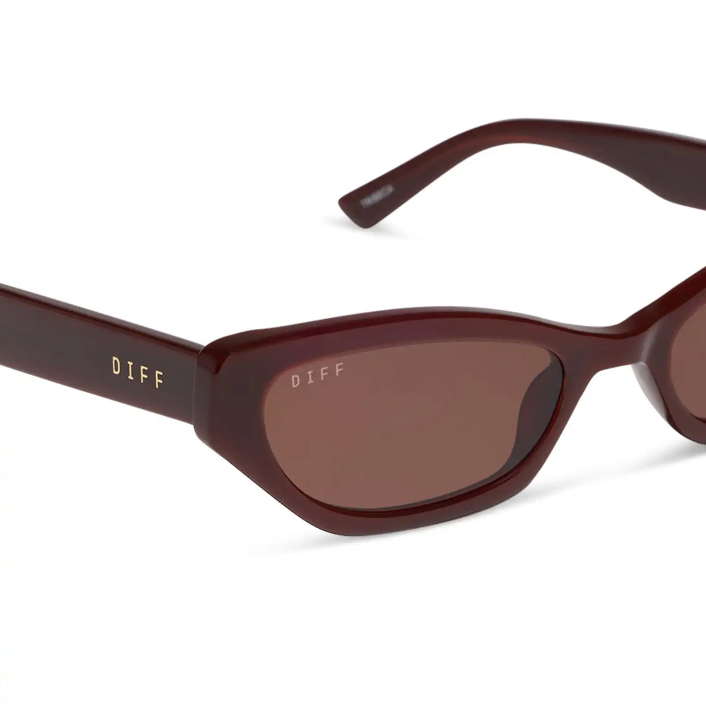 THE TRIBECA - RICH BROWN CRYSTAL + REDDISH BROWN + SUNGLASSES