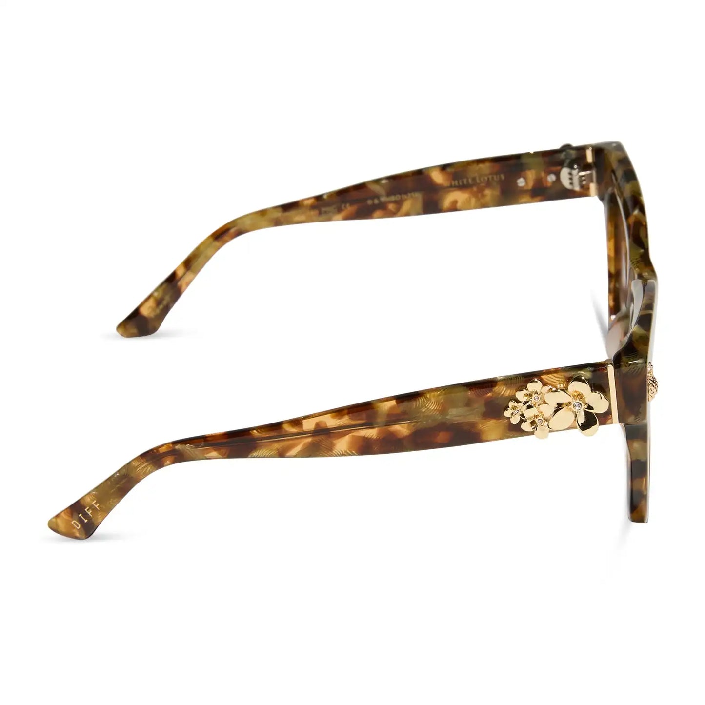 HAWAII - COCONUT PALM TORTOISE + BROWN SUGAR GRADIENT SUNGLASSES
