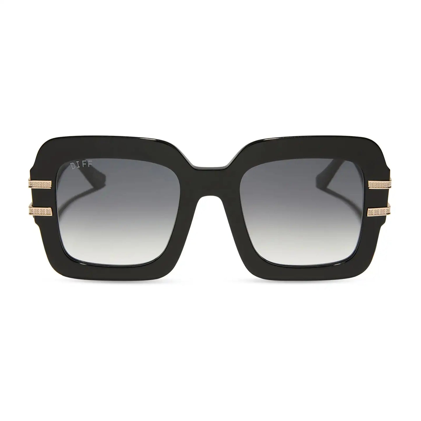 TANYA MCQUOID - LUXE BLACK + RICH GREY GRADIENT SUNGLASSES