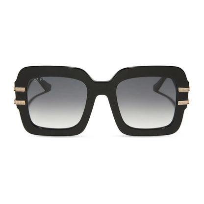 TANYA MCQUOID - LUXE BLACK + RICH GREY GRADIENT SUNGLASSES