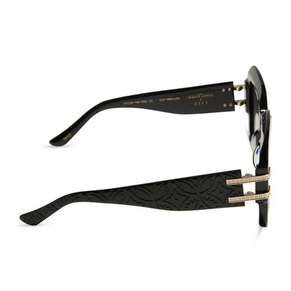 TANYA MCQUOID - LUXE BLACK + RICH GREY GRADIENT SUNGLASSES