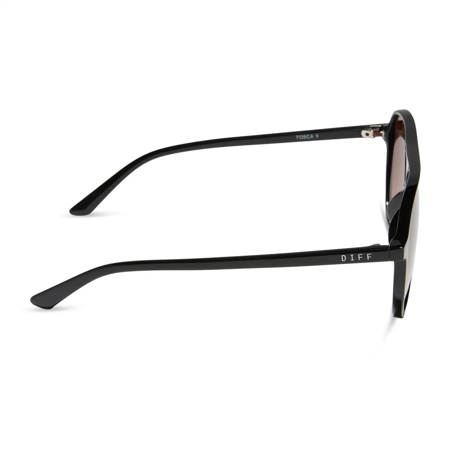 TOSCA II - BLACK + BROWN GRADIENT SUNGLASSES