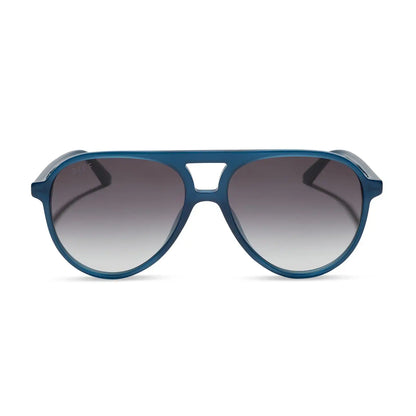 TOSCA II - CLUBHOUSE BLUE + GREY GRADIENT SUNGLASSES