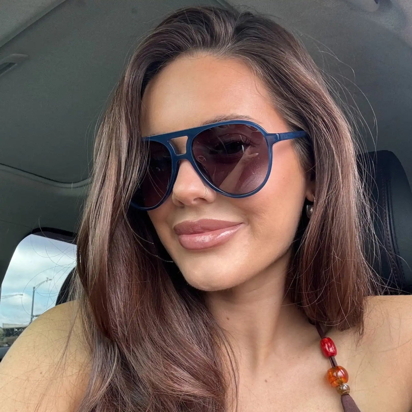 TOSCA II - CLUBHOUSE BLUE + GREY GRADIENT SUNGLASSES