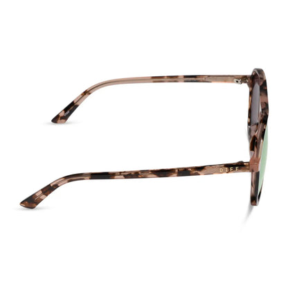 TOSCA II - HIMALAYAN TORTOISE + TAUPE MIRROR SUNGLASSES