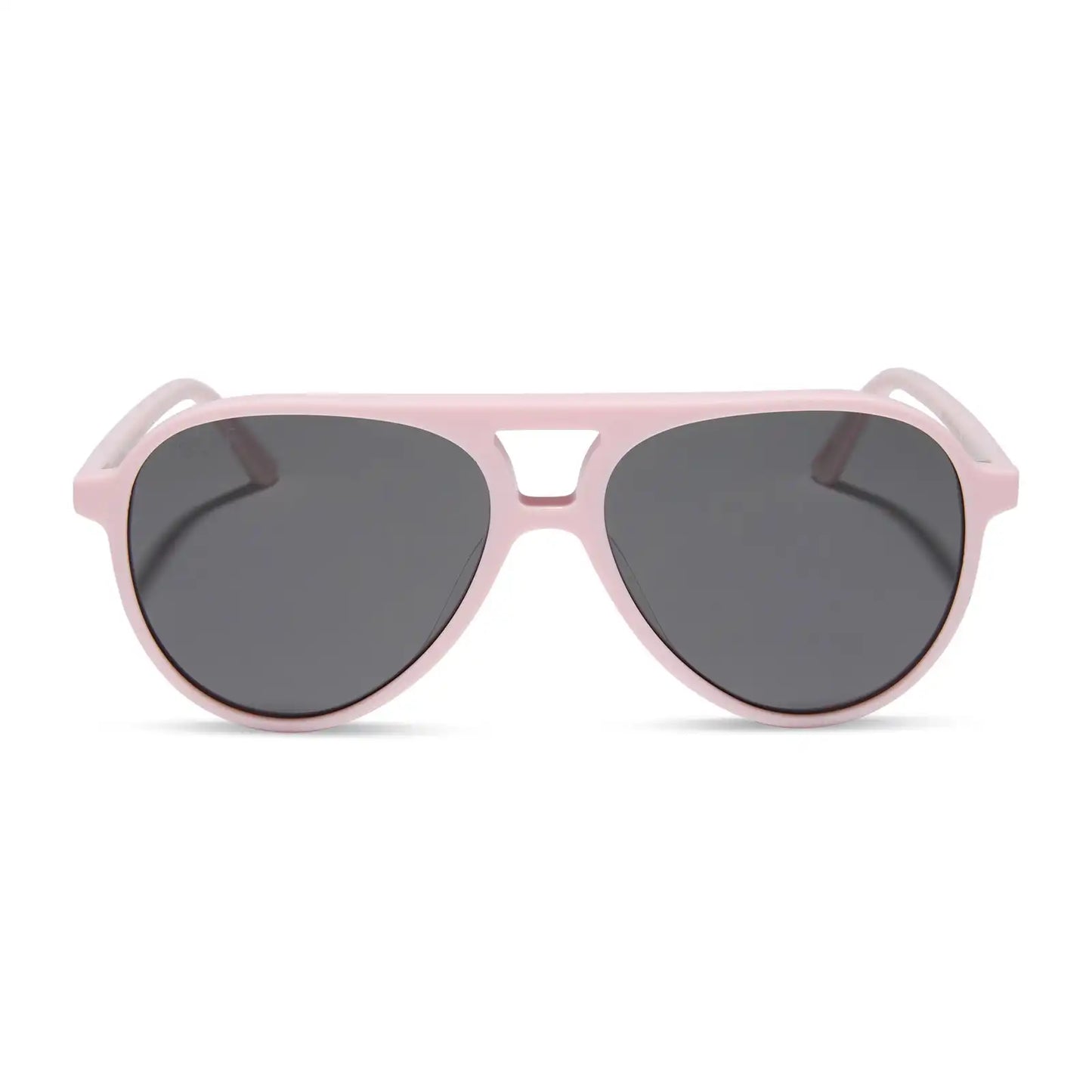 TOSCA II - POWDER PINK + GREY SUNGLASSES
