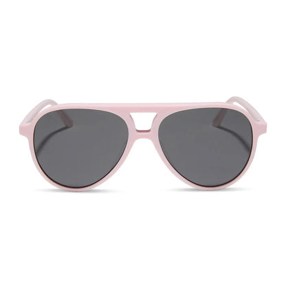 TOSCA II - POWDER PINK + GREY SUNGLASSES