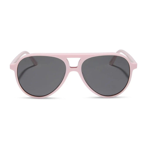 TOSCA II - POWDER PINK + GREY SUNGLASSES