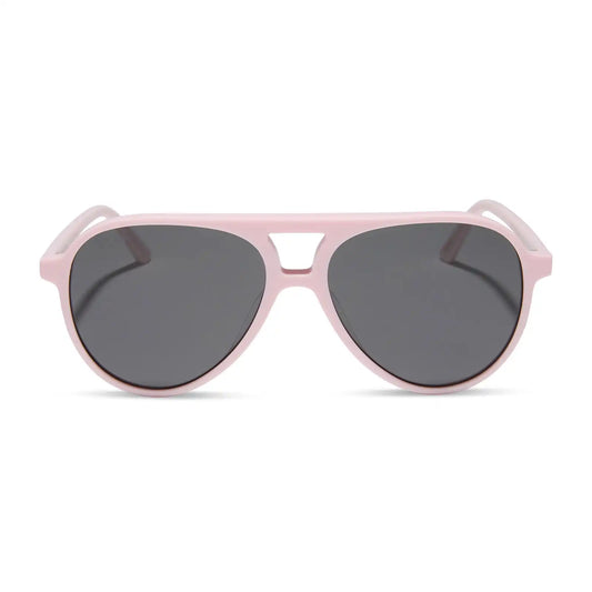 TOSCA II - POWDER PINK + GREY SUNGLASSES