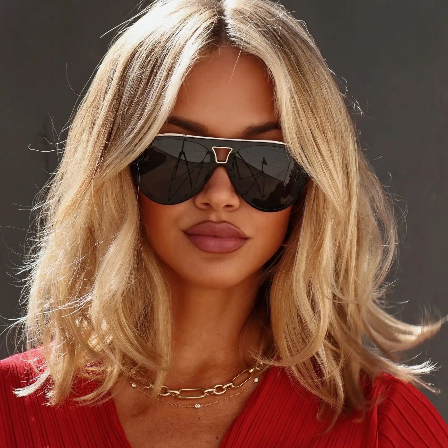 TOSCA III - BLACK + GREY + POLARIZED SUNGLASSES