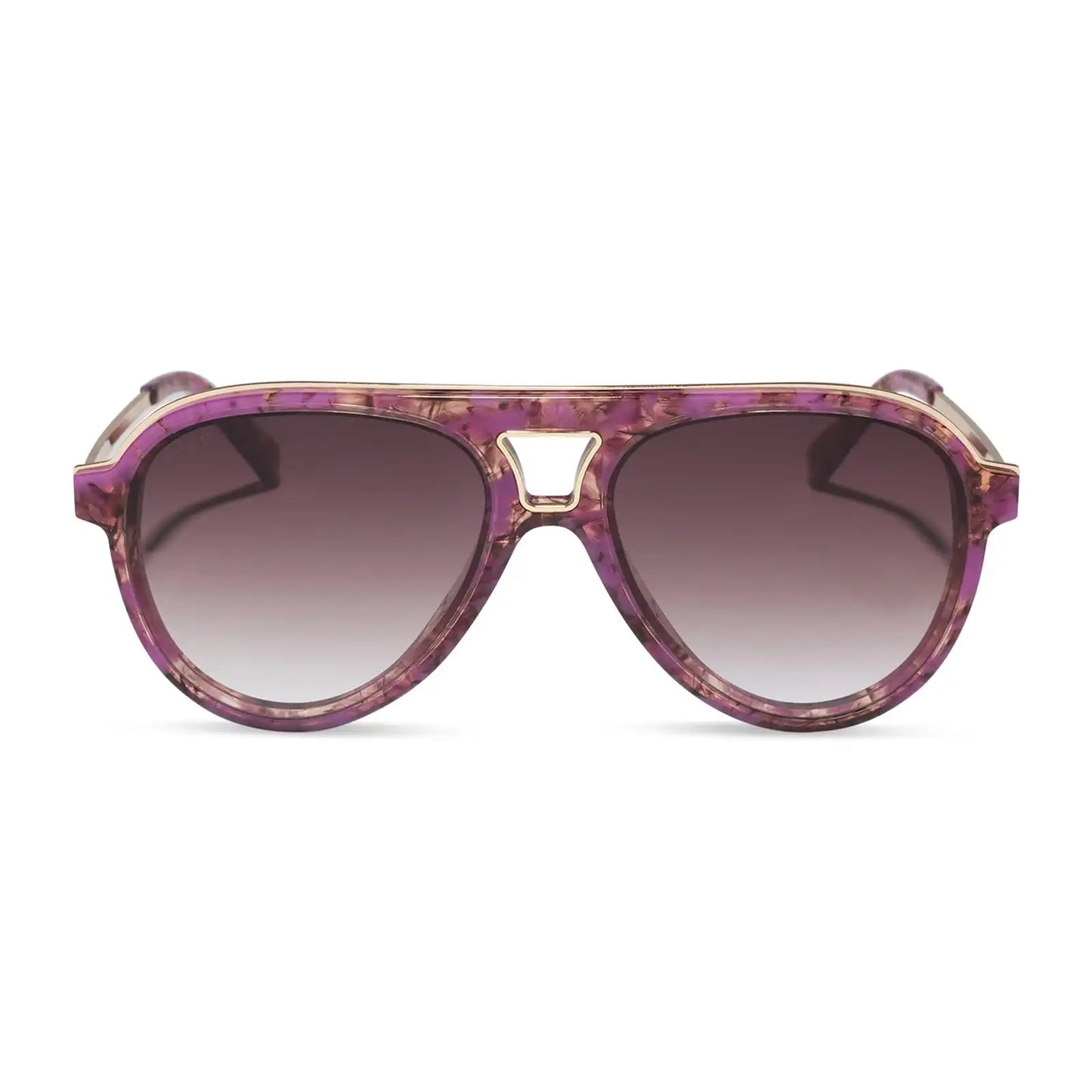 TOSCA III - LAVENDER HAZE TORTOISE + BROWN GRADIENT + SUNGLASSES