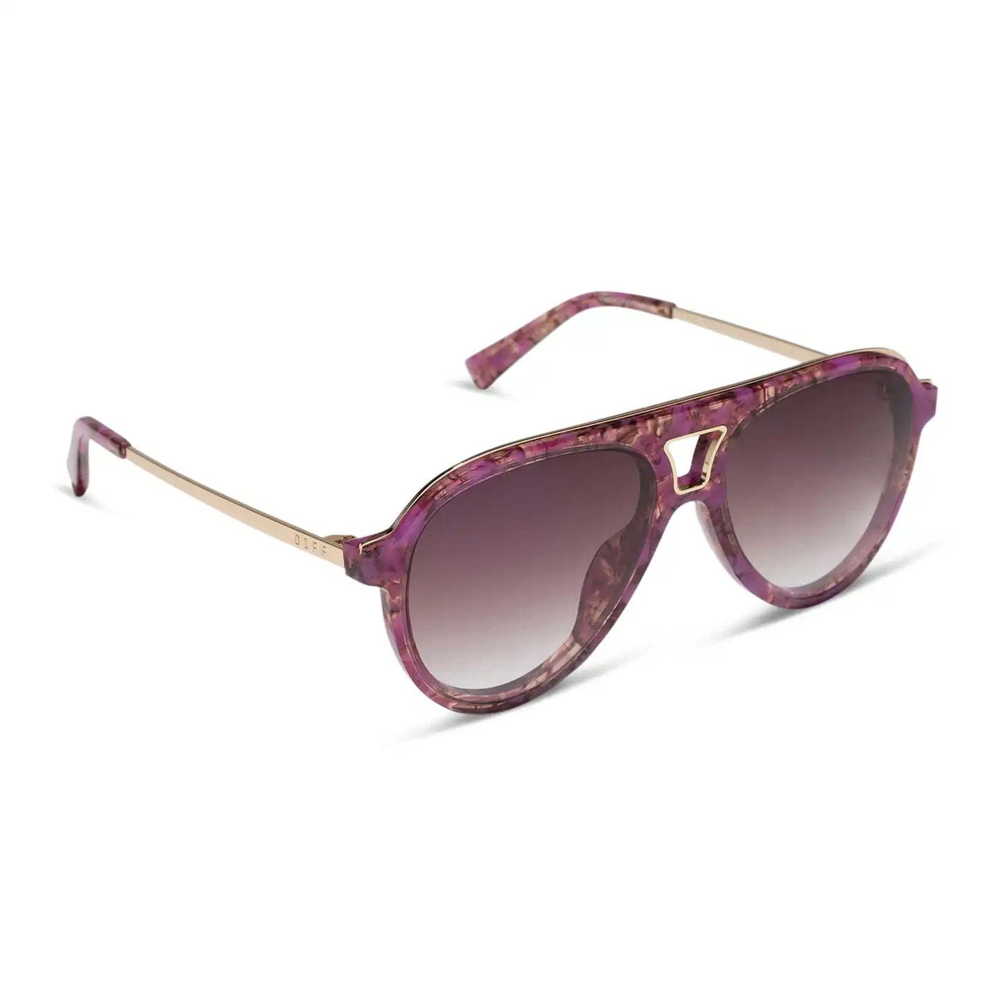 TOSCA III - LAVENDER HAZE TORTOISE + BROWN GRADIENT + SUNGLASSES