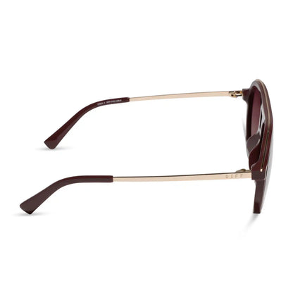 TOSCA III - RUGBY RED + BURGUNDY GRADIENT + POLARIZED SUNGLASSES