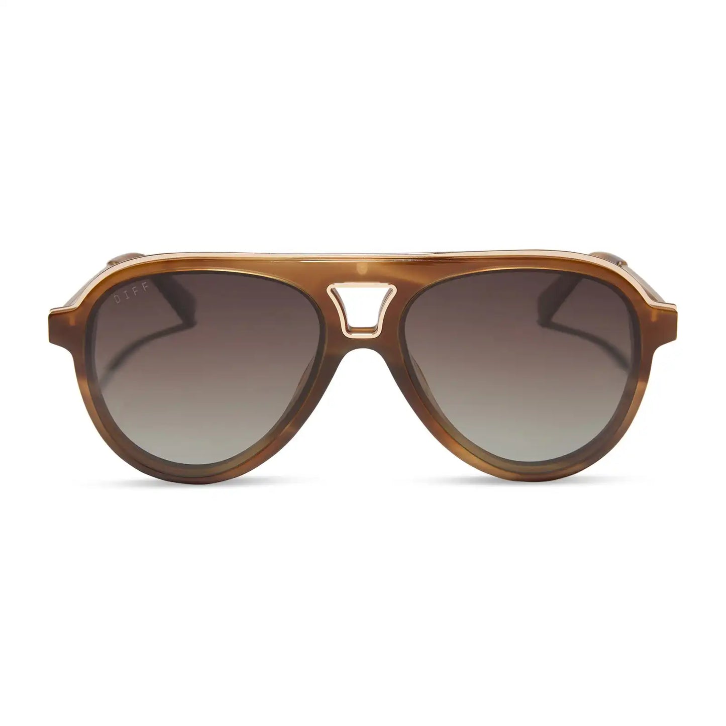 TOSCA III - TAWNY TORTOISE + BROWN GRADIENT + POLARIZED SUNGLASSES