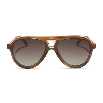 TOSCA III - TAWNY TORTOISE + BROWN GRADIENT + POLARIZED SUNGLASSES