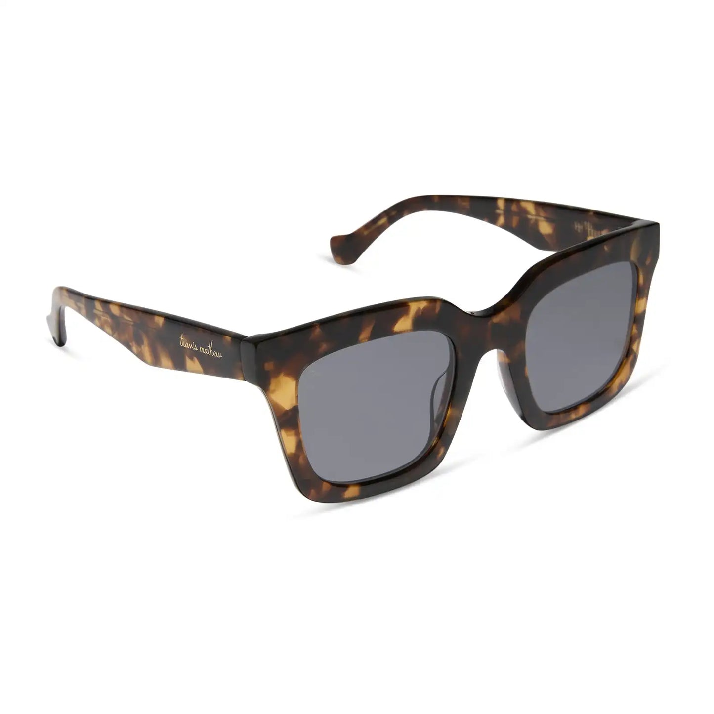 VALENCIA - TORTOISE + GREY + POLARIZED SUNGLASSES