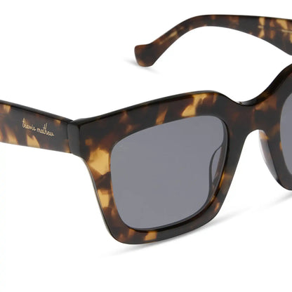 VALENCIA - TORTOISE + GREY + POLARIZED SUNGLASSES