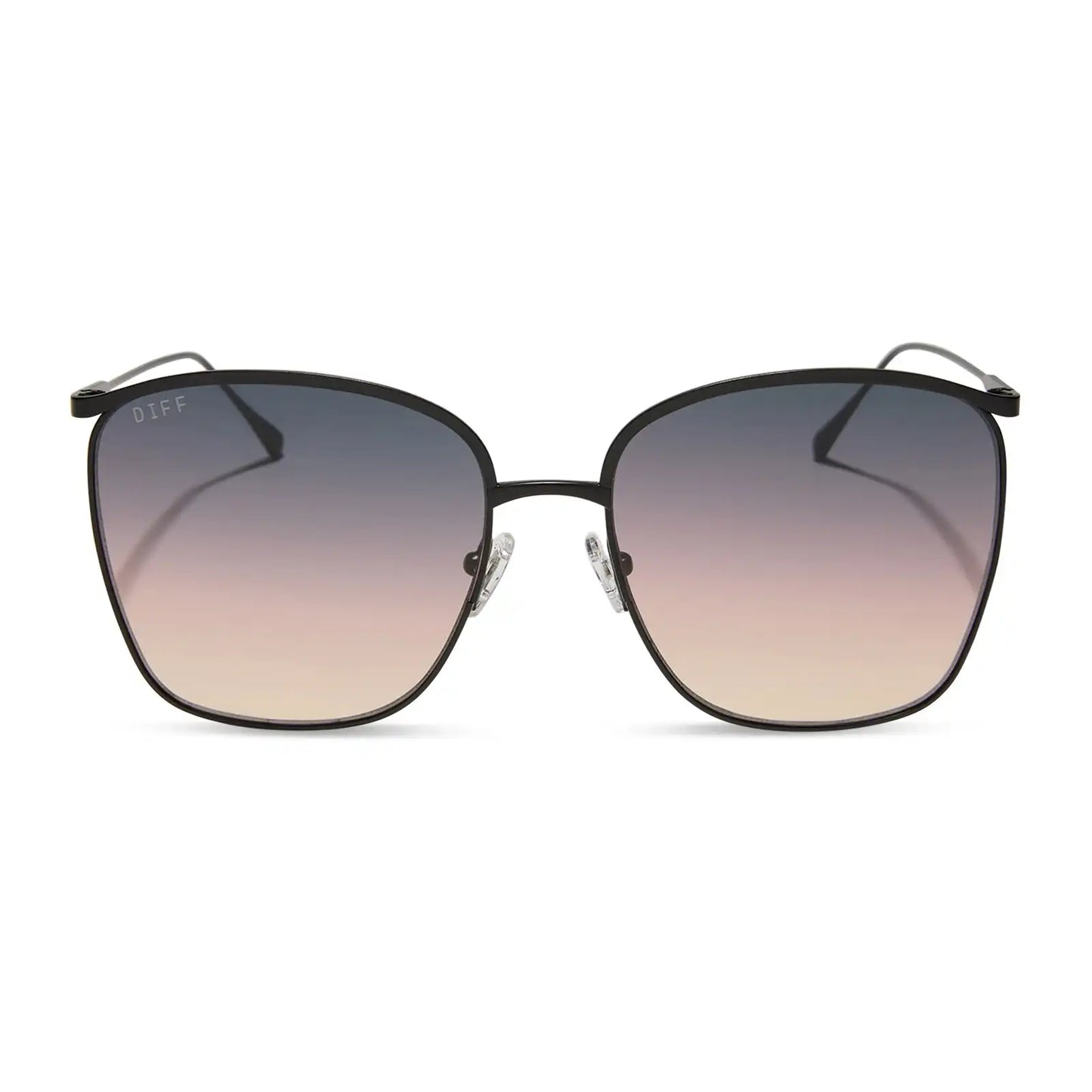 VITTORIA - BRUSHED BLACK + TWILIGHT GRADIENT SUNGLASSES