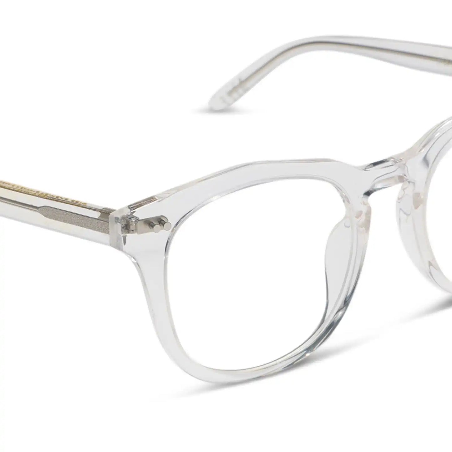 WESTON - CLEAR CRYSTAL + GLASSES