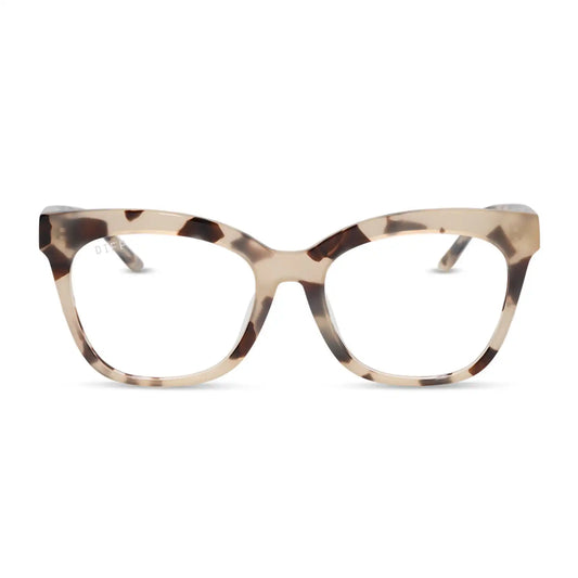WINSTON - CREAM TORTOISE + GLASSES