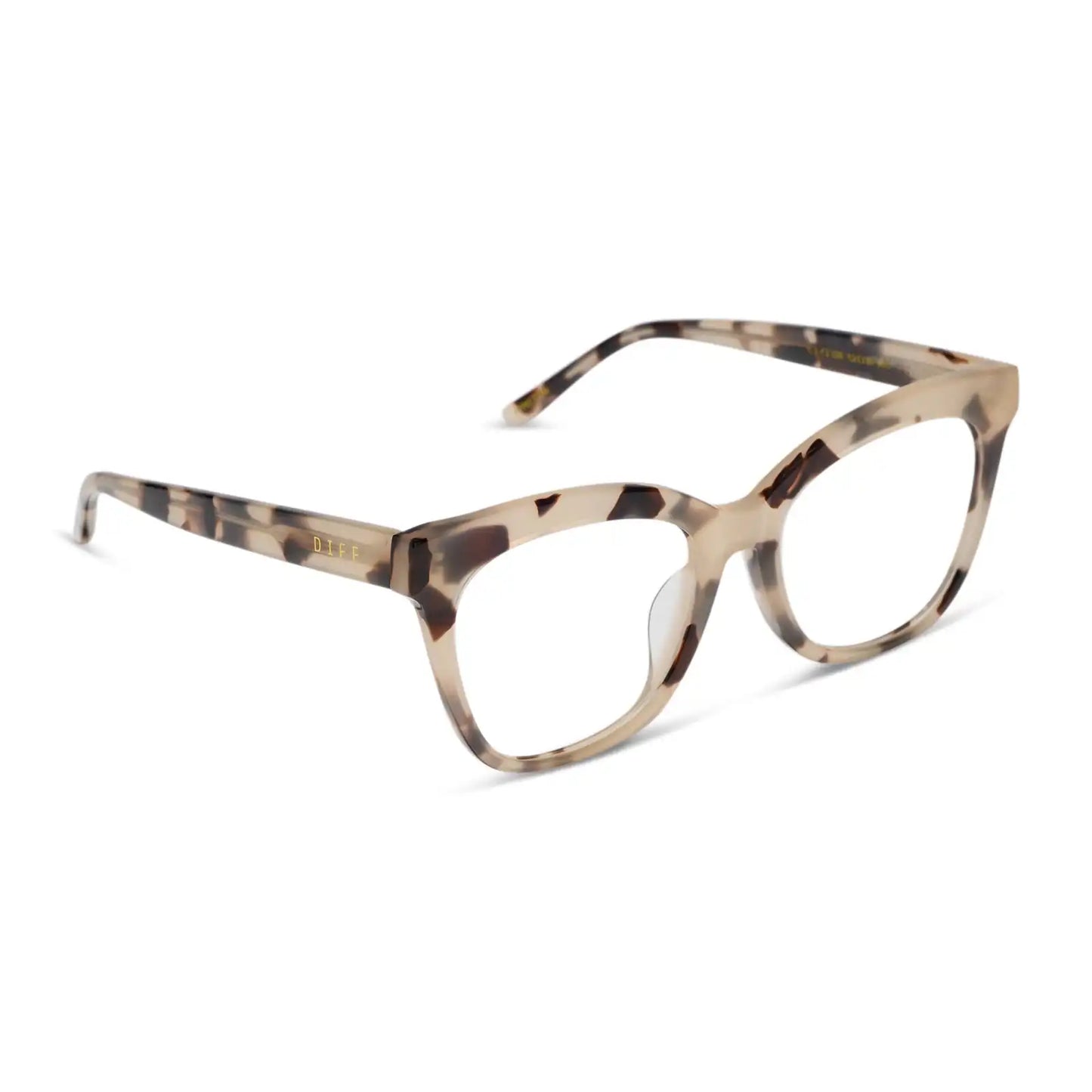 WINSTON - CREAM TORTOISE + GLASSES