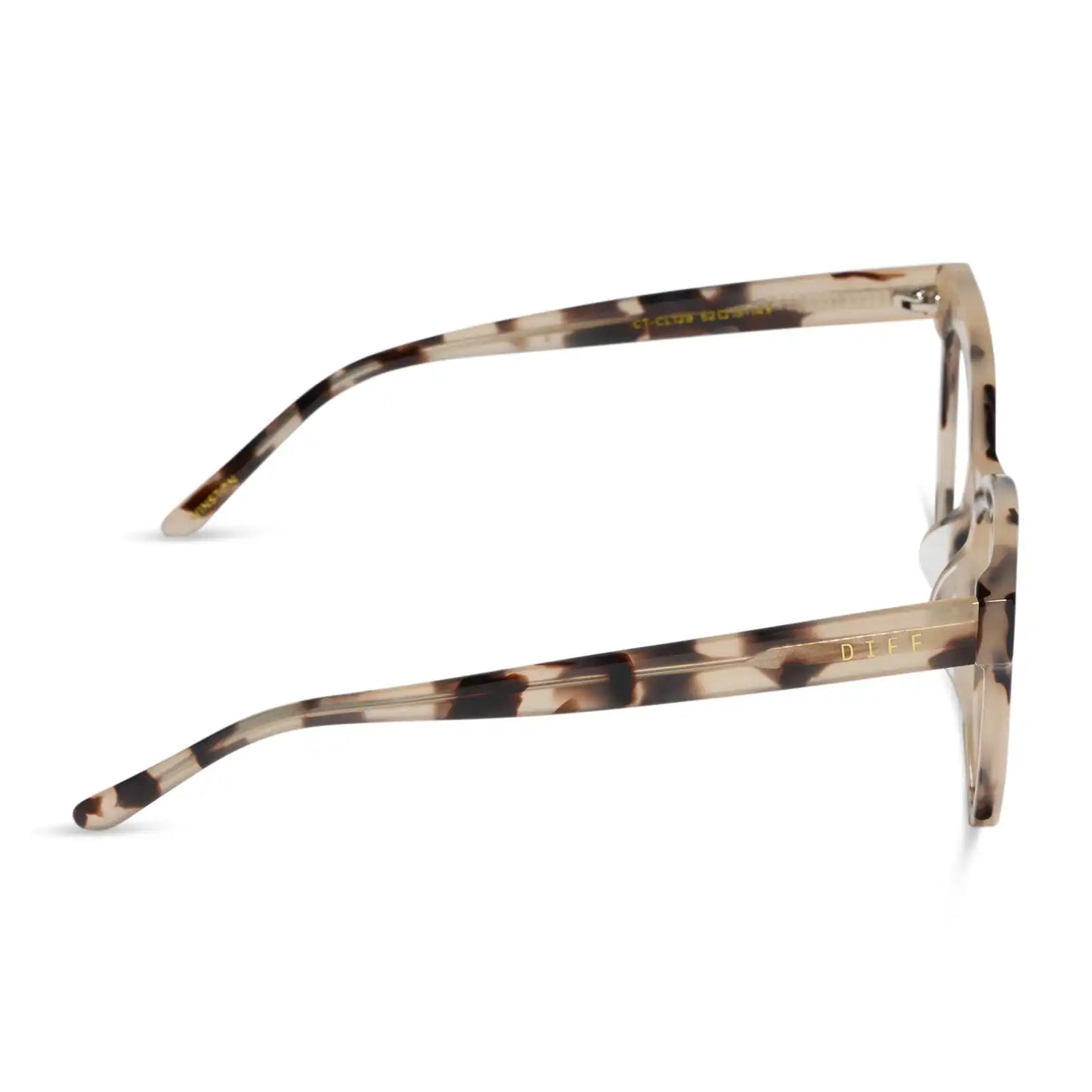 WINSTON - CREAM TORTOISE + GLASSES