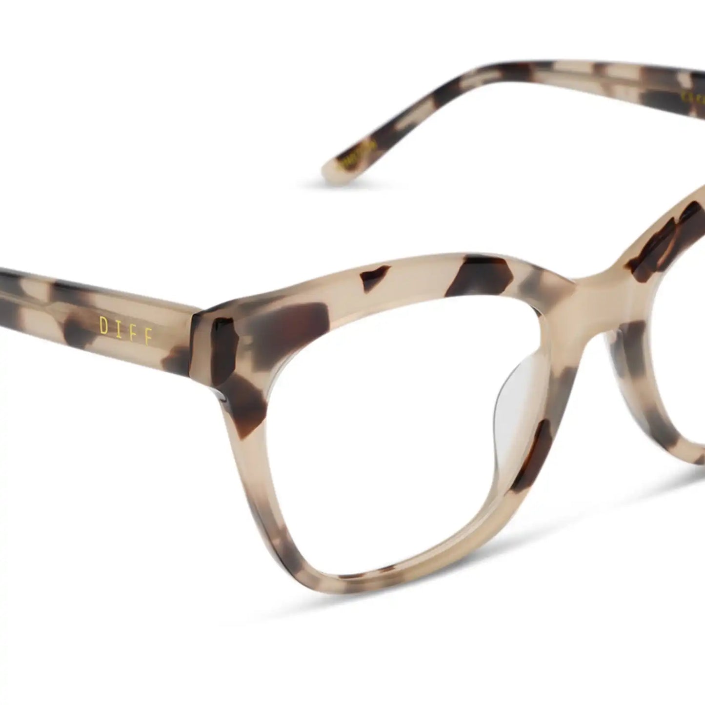WINSTON - CREAM TORTOISE + GLASSES