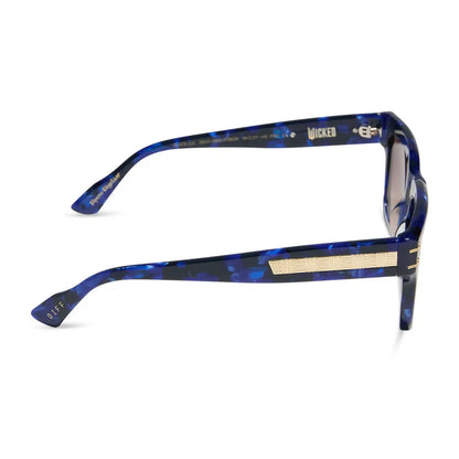 PRINCE FIYERO - MIDNIGHT BLUE TORTOISE + WARM BROWN SUNGLASSES