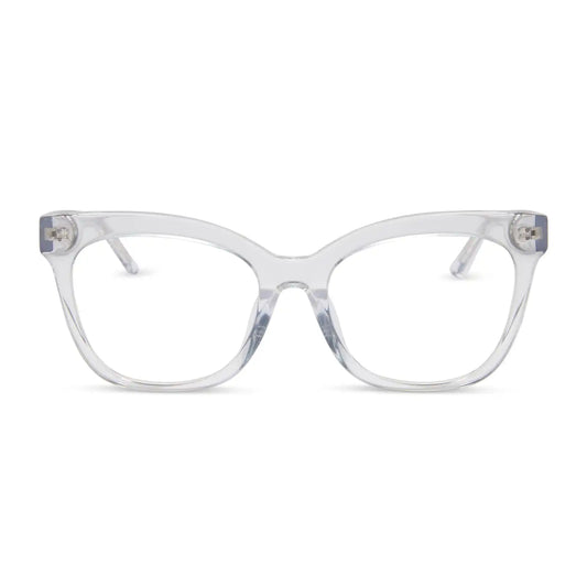 WINSTON - CLEAR CRYSTAL + GLASSES
