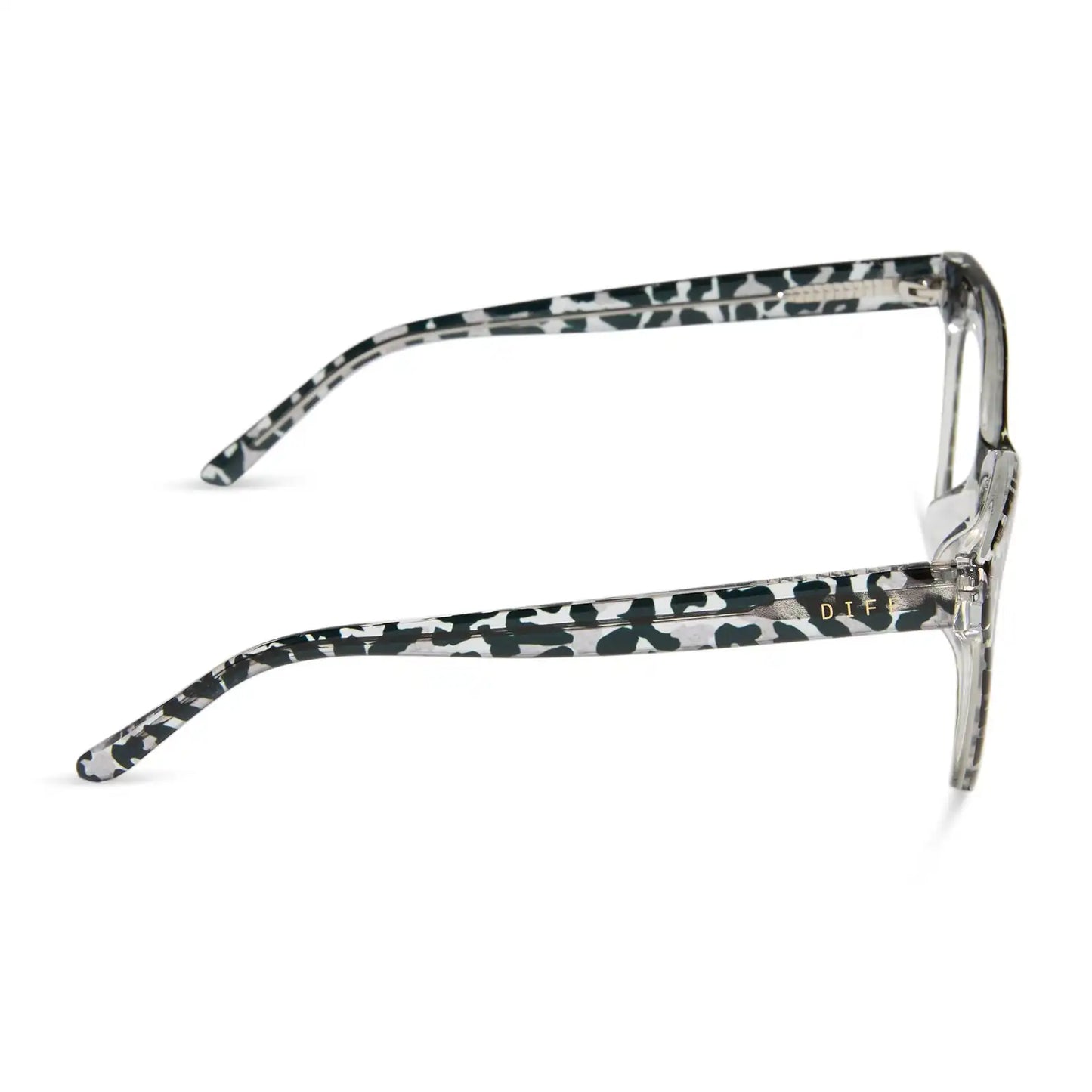 WINSTON - CLEAR LEOPARD + GLASSES
