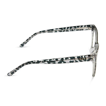 WINSTON - CLEAR LEOPARD + GLASSES