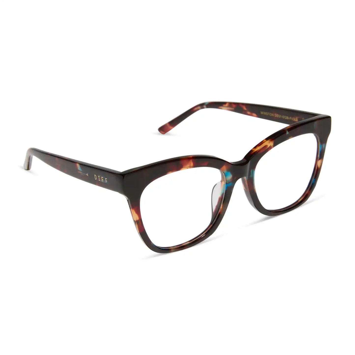 WINSTON - CONFETTI TORTOISE + GLASSES