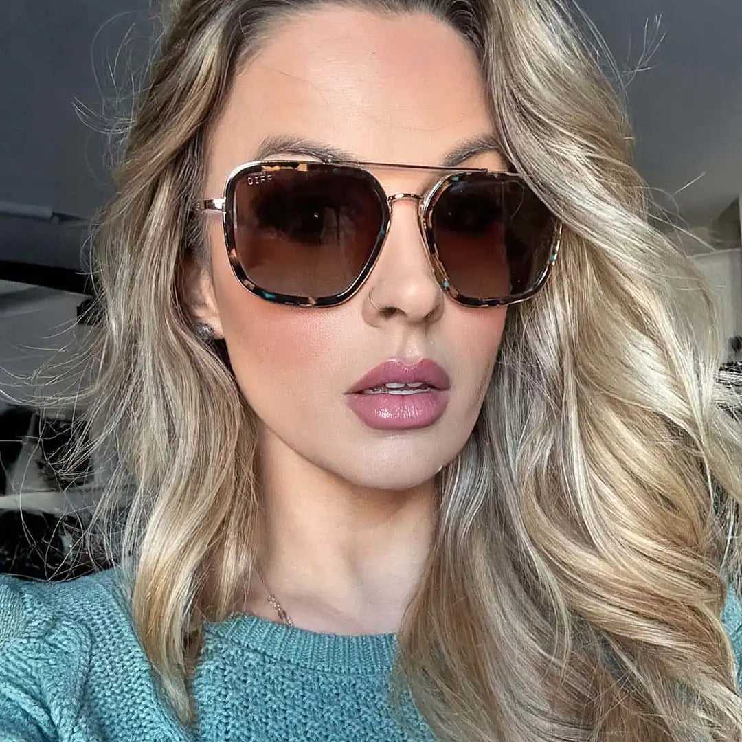 JORDAN - CONFETTI TORTOISE + BLUE LIGHT GLASSES