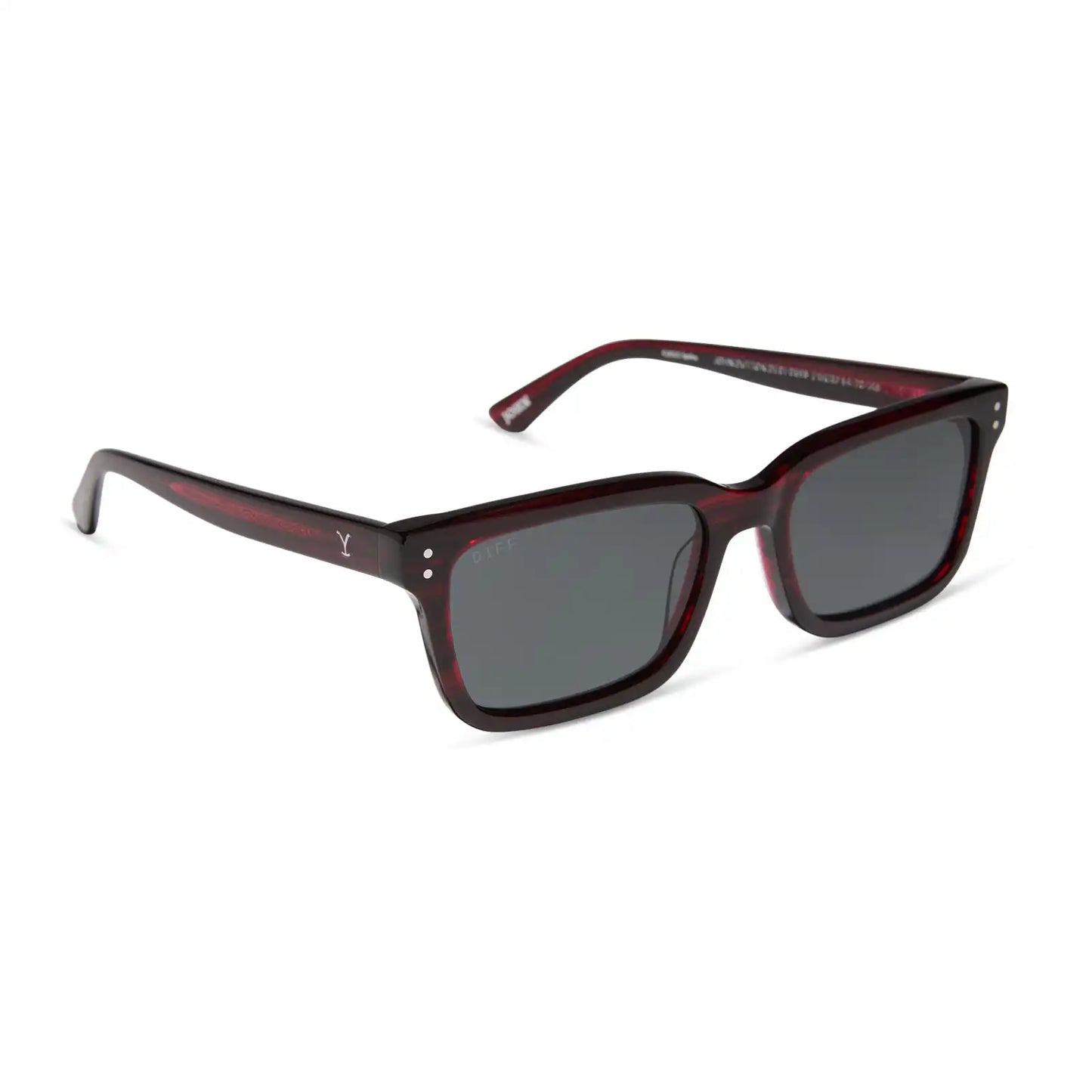 JOHN DUTTON - REDWOOD + GREY + POLARIZED SUNGLASSES