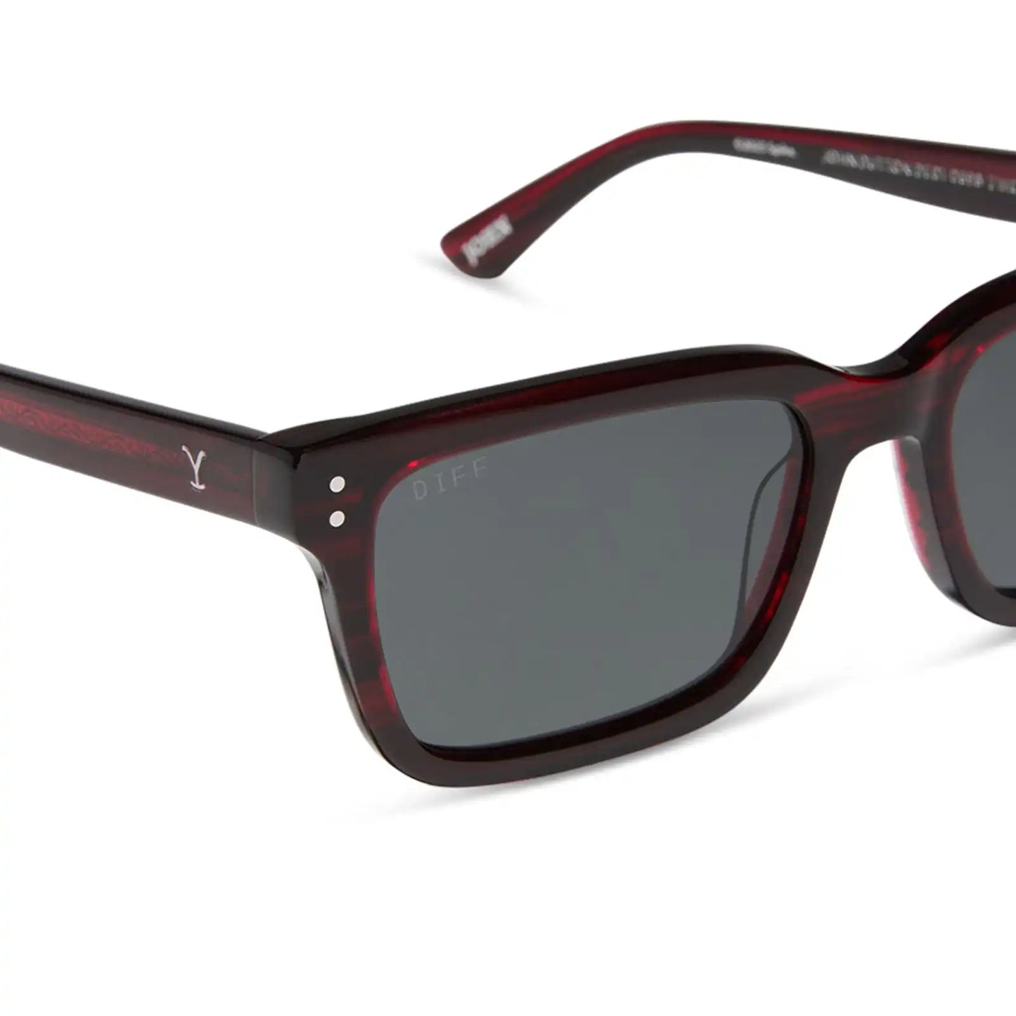 JOHN DUTTON - REDWOOD + GREY + POLARIZED SUNGLASSES