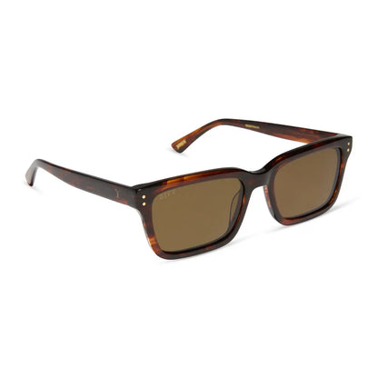 JOHN DUTTON - WARM SEQUOIA TORTOISE + BROWN + POLARIZED SUNGLASSES