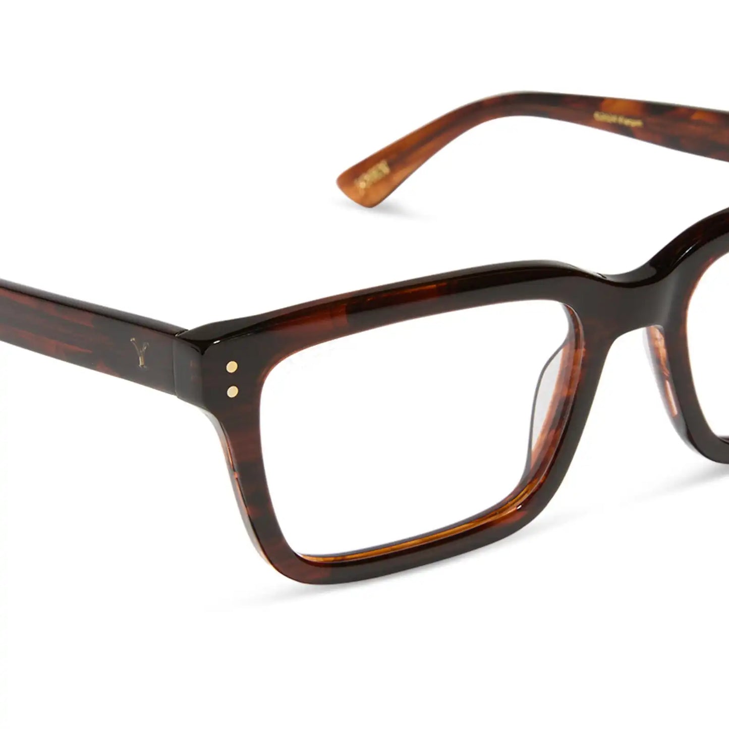 JOHN DUTTON - WARM SEQUOIA TORTOISE + GLASSES