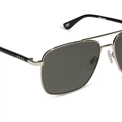 RIP WHEELER - BIG SKY SILVER + GREY + POLARIZED SUNGLASSES