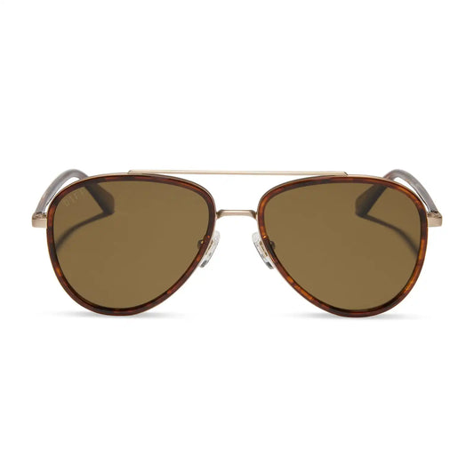 RIP WHEELER II - WARM SEQUOIA TORTOISE + BROWN + POLARIZED SUNGLASSES