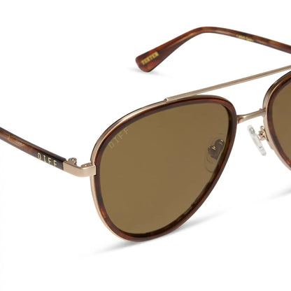 RIP WHEELER II - WARM SEQUOIA TORTOISE + BROWN + POLARIZED SUNGLASSES