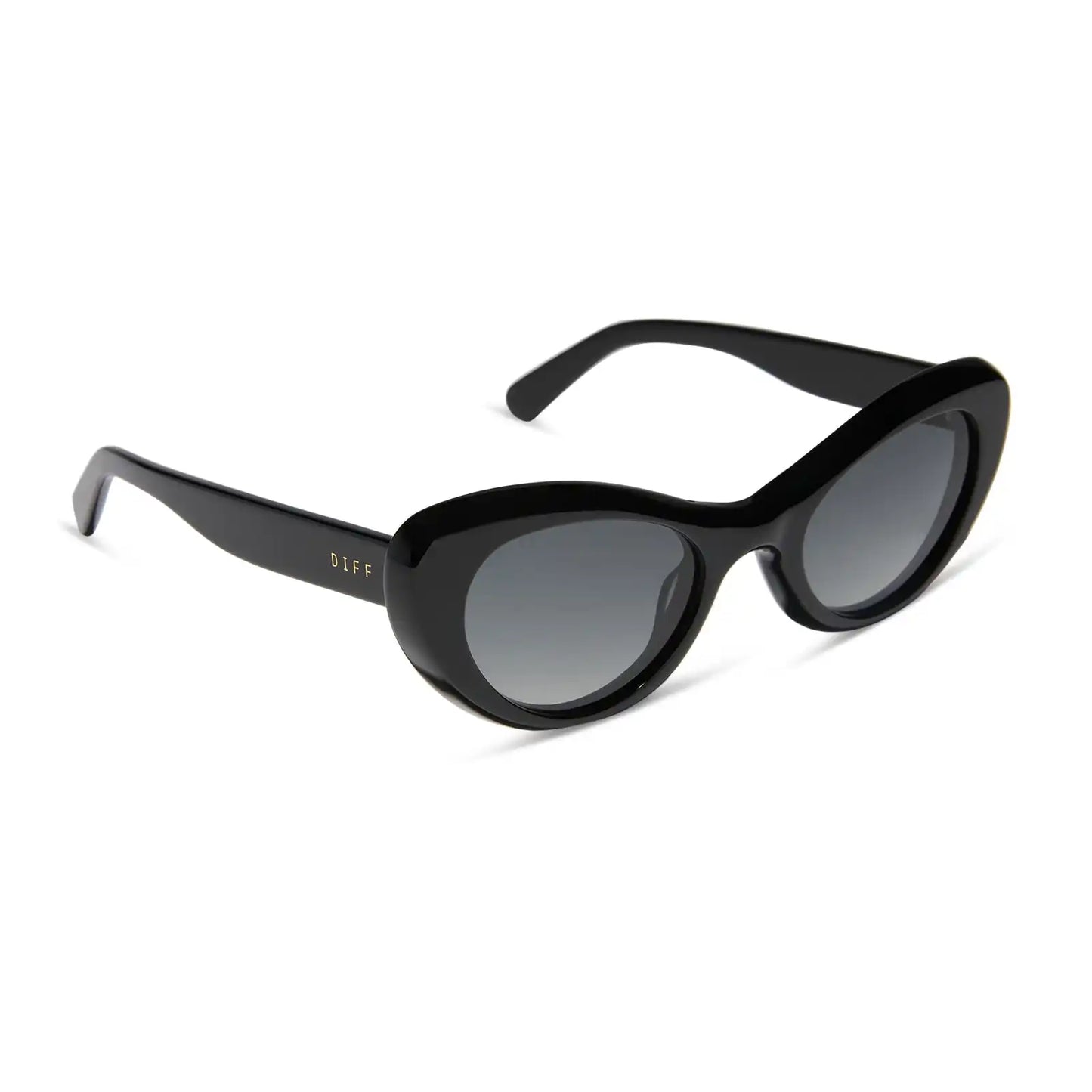 ZARIA - BLACK + GREY GRADIENT + POLARIZED SUNGLASSES