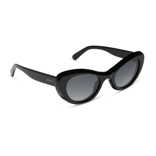 ZARIA - BLACK + GREY GRADIENT + POLARIZED SUNGLASSES