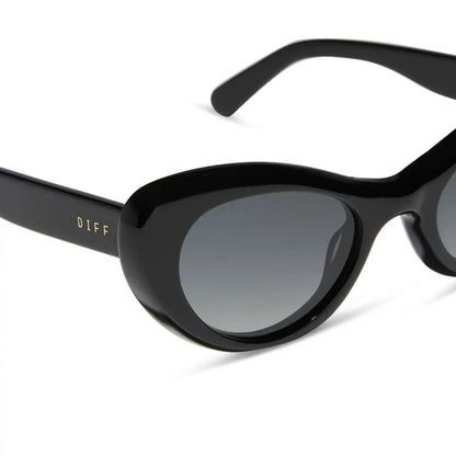 ZARIA - BLACK + GREY GRADIENT + POLARIZED SUNGLASSES