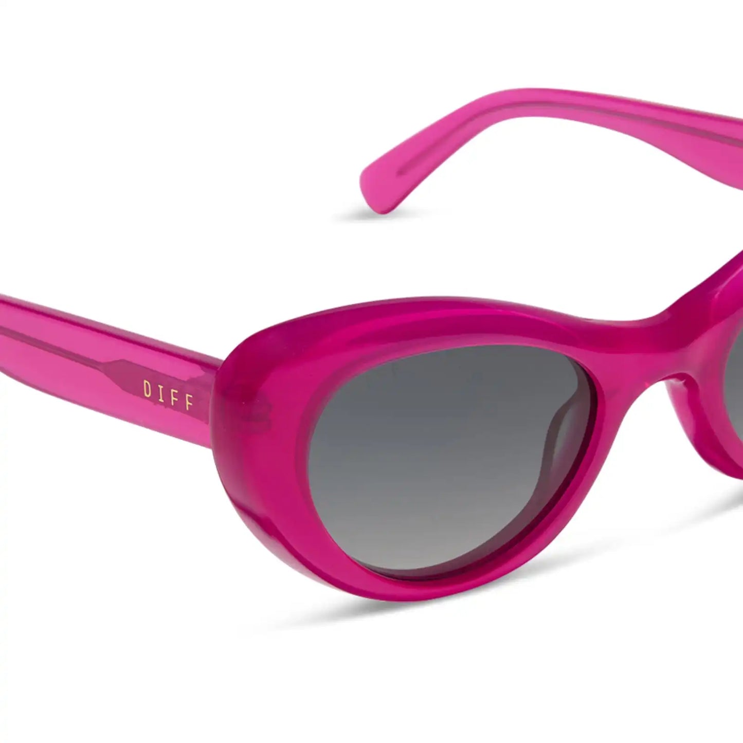 ZARIA - BRIGHT TULIP + GREY GRADIENT + POLARIZED SUNGLASSES