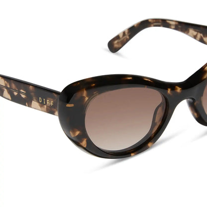 ZARIA - ESPRESSO TORTOISE + BROWN GRADIENT SUNGLASSES