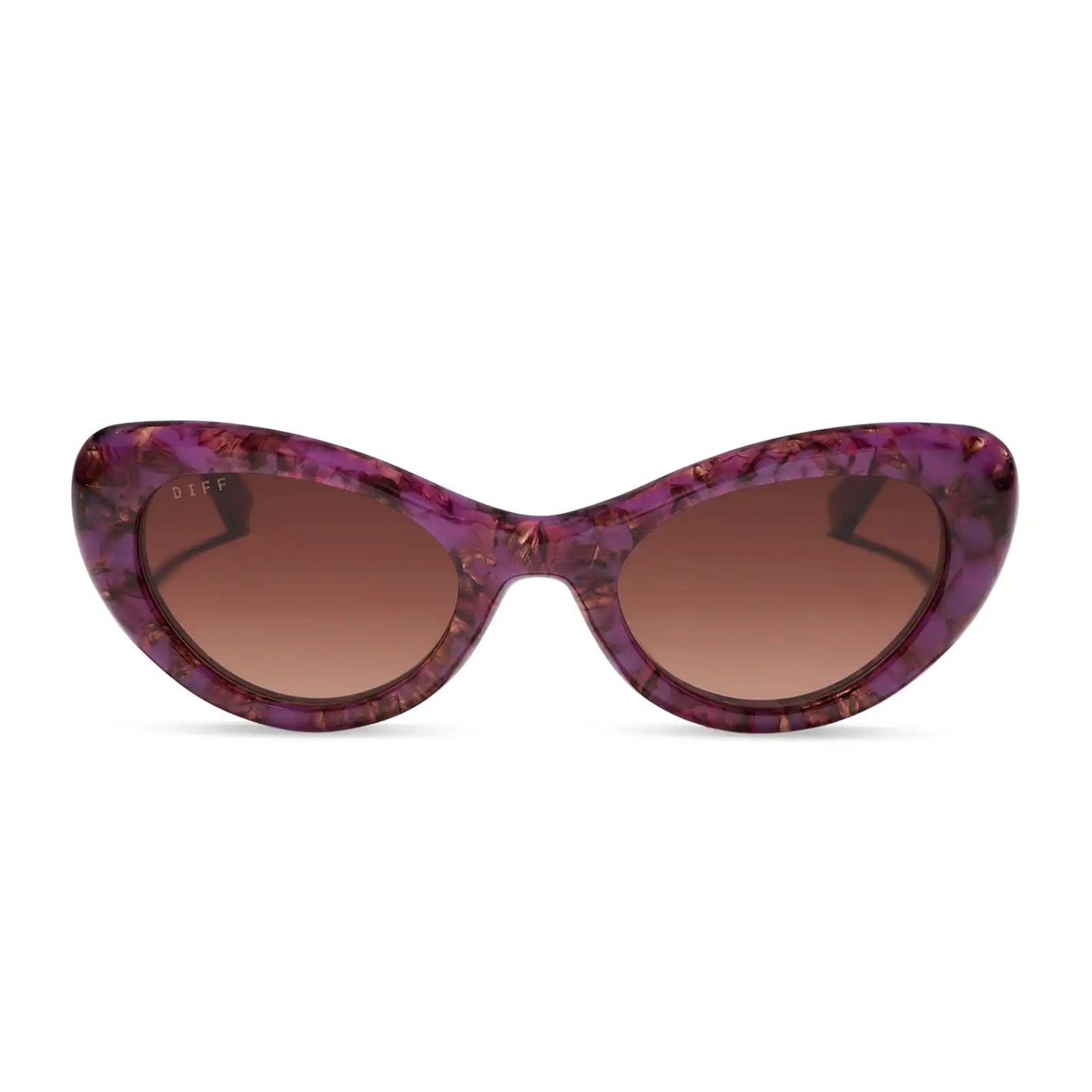 ZARIA - LAVENDER HAZE TORTOISE + BROWN GRADIENT + SUNGLASSES